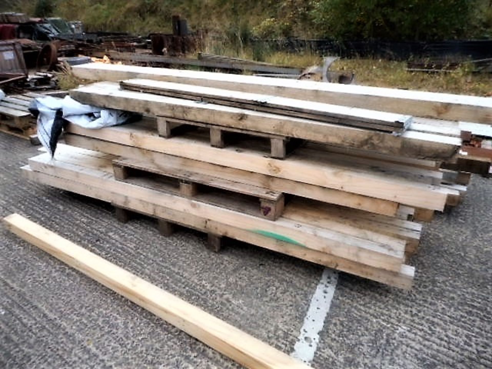 Quantity of Timber Section in 2 Stacks including 1