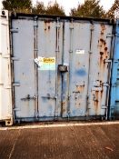 Steel 20ft Container and Contents, mainly Electric