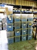 Approx. 17 Plastic Crates of Various Plastic Tube