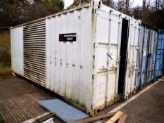 Steel 20ft Container with Louvered Side Vent Panel