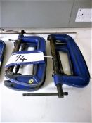 8 x Various G-Clamps
