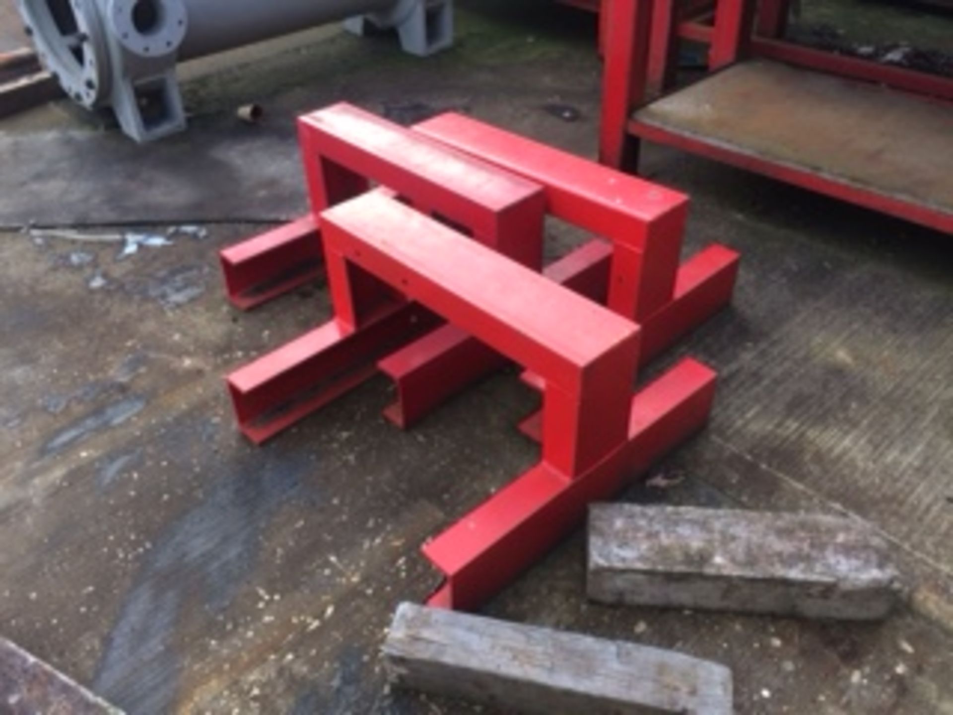 Three Steel Trestles