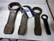 4 x Various Slogging Wrenches