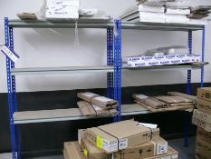 4 x Bays of Boltless Steel Shelving & 1 x Bay of M