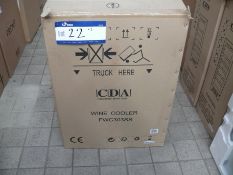 CDA Wine Cooler, Stainless Steel 30cm (FWC303SS),