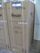Swan Fridge Freezer, Retro 70/30 Split RHH Grey (S