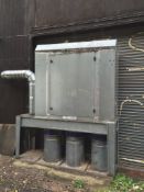 WWC Woodwaste Two Bin Galvanised Dust Extractor, a