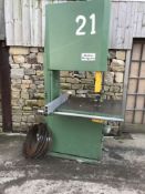 Wadkin C7 BANDSAW, with fencing & quantity of saw