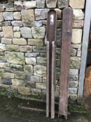 Fork Lift Extensions, 5ft 4in long, 5in wide, 2 1/