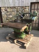 Smith Turret Saw, with power feed & extension tabl