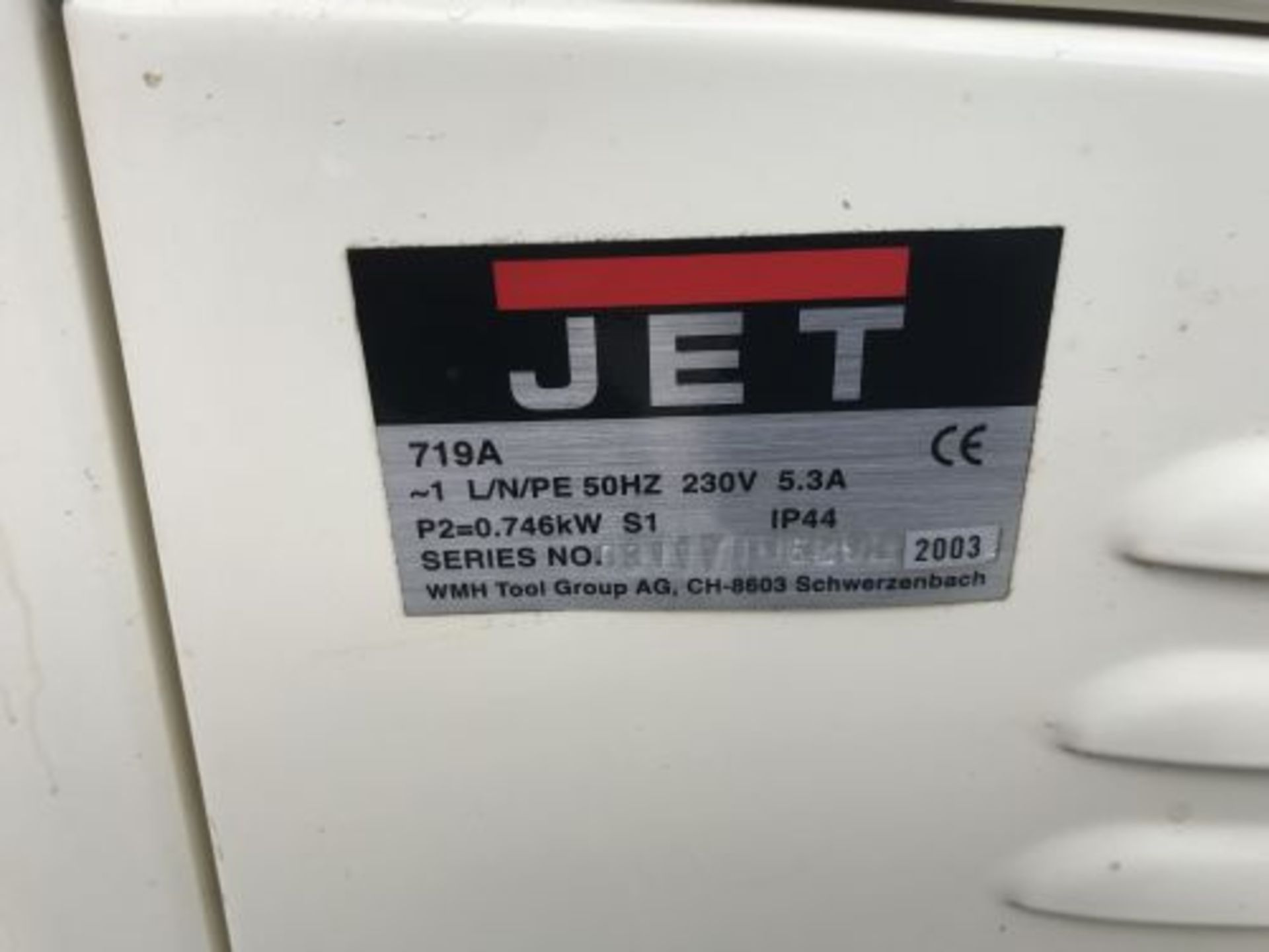 Jet MORTICER, year of manufacture 2003, 240v, with - Image 4 of 6
