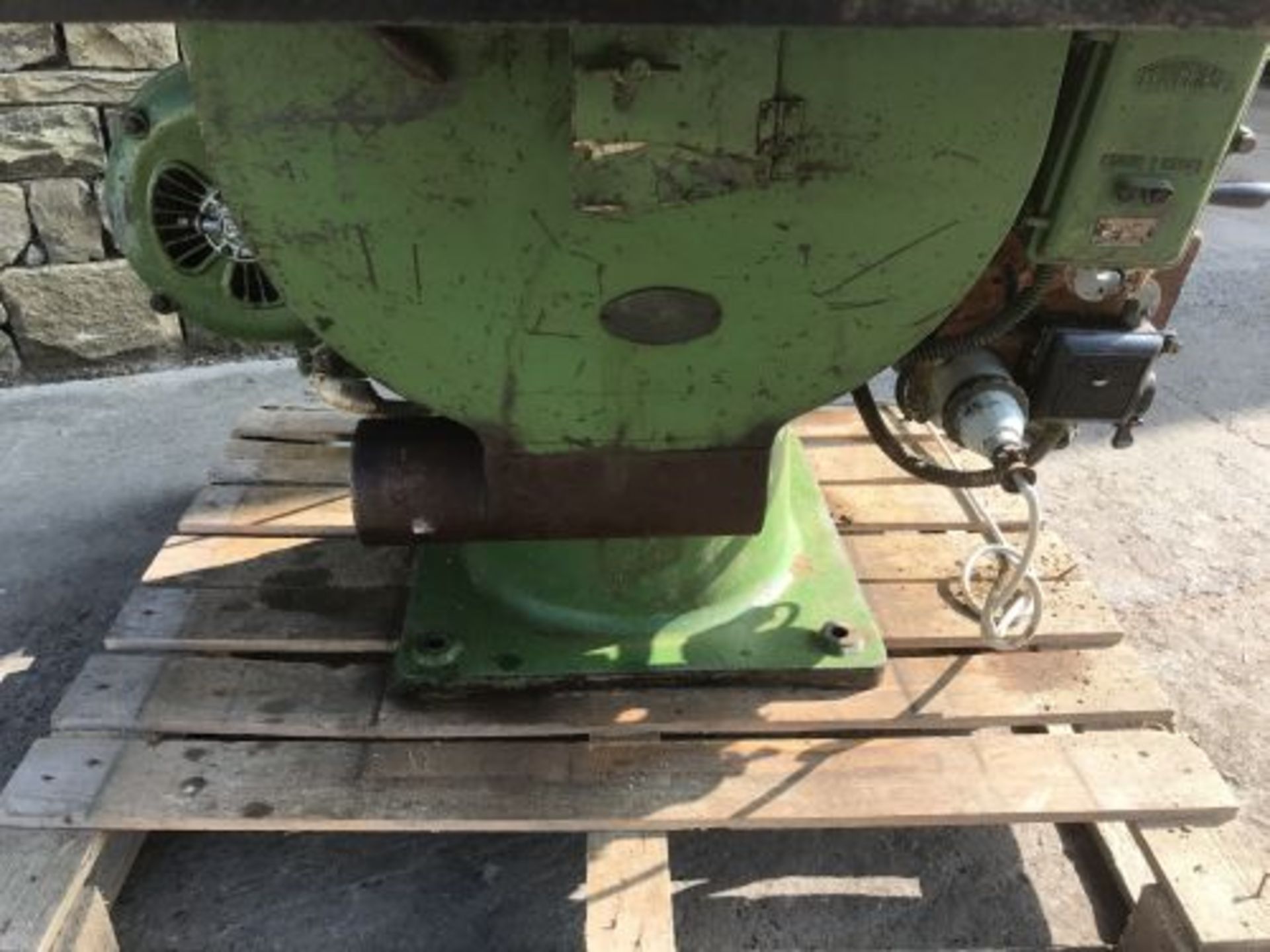 Smith Turret Saw, with power feed & extension tabl - Image 5 of 10