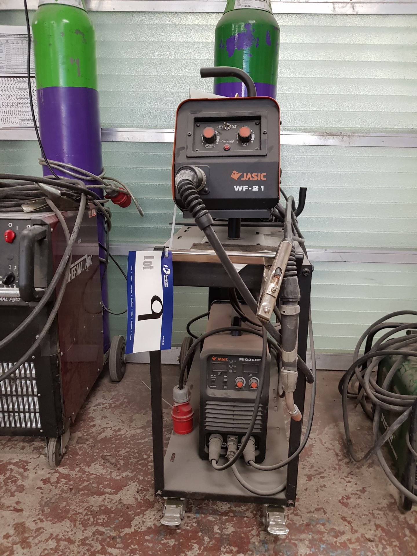 Jasic Mig 250F Mig Welder c/w Jasic WF21 Wire Feed