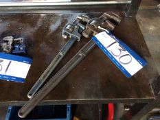 2 x Record Pipe Wrenches
