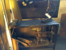 Steel Workbench with Rotary Welding Table c/w Reco