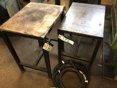3 x Metal Tables as lotted