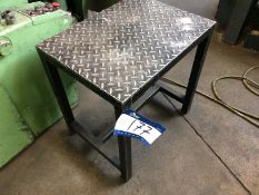 3 x Metal Tables as lotted