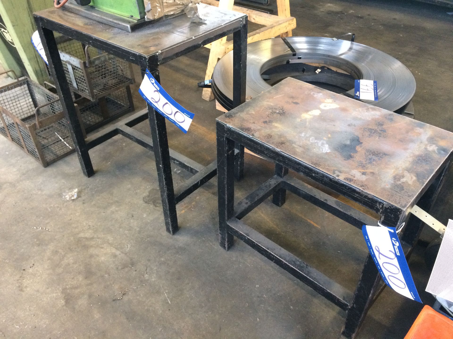3 x Metal Tables