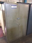 Large Metal Double Door Cupboard