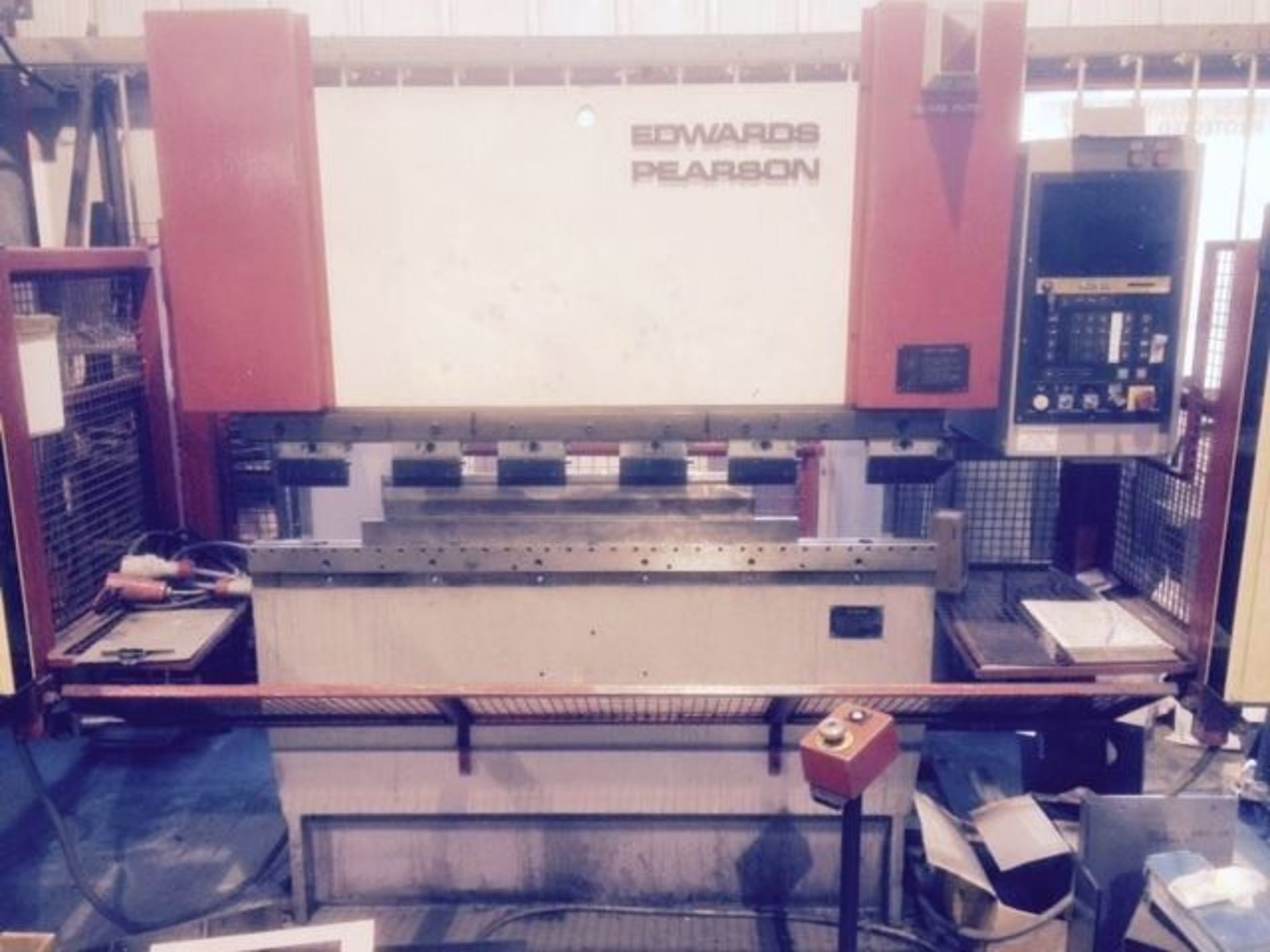 Edwards Pearson 30/1500RTA 1500mm x 30 Tonne CNC Press Brake, serial no. 110024 (part exchange