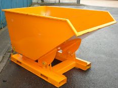 1000 Litre Tipping Skip (understood to be unused) (ref. ZZ-EICHINGER-2013.12) All lots will be strap