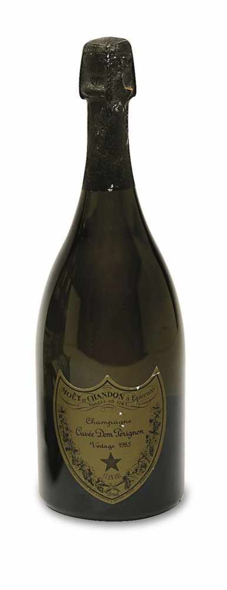 Eine Flasche Champagner Champagne, Frankreich Moet & Chandon, Cuvée Dom Perignon Brut, Vintage 1985,