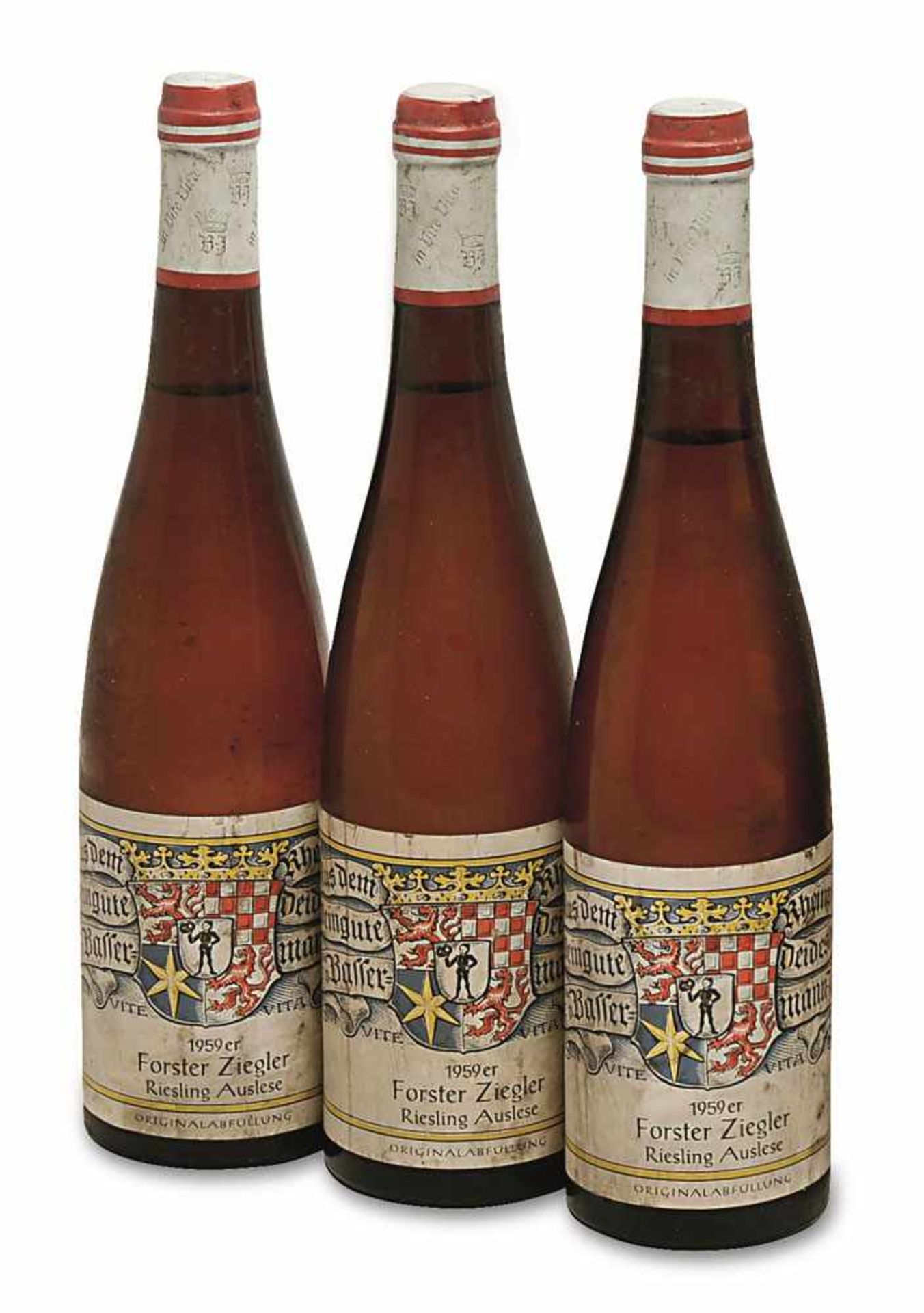 Sechs Flaschen Forster Ziegler Riesling Auslese Rheinpfalz, Deutschland Weingut Dr. von Bassermann-