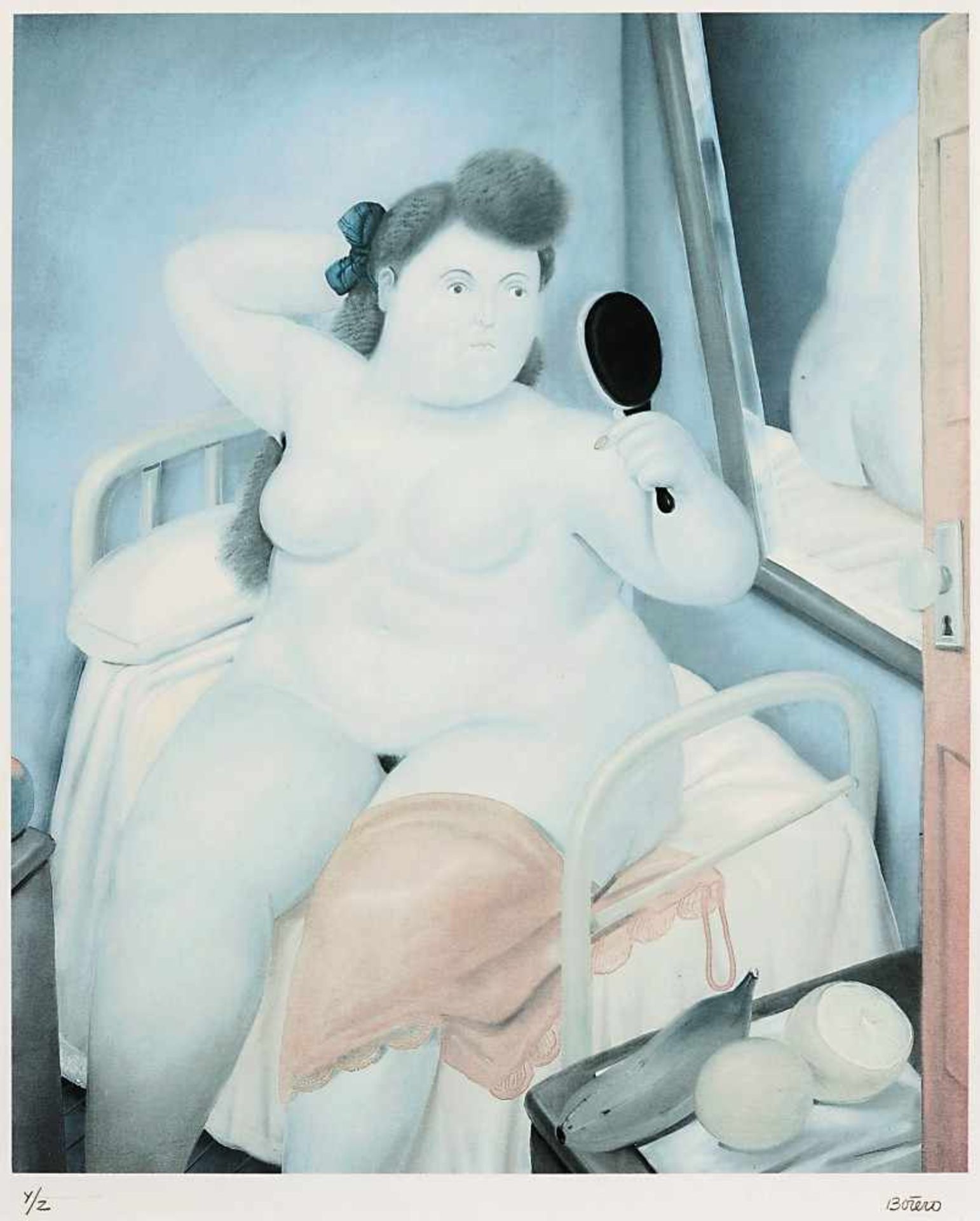 Botero, Fernando geb. 1932 Medellín/Kolumbien La Toilette Farboffsetlithographie BA: 37 x 30 cm R.