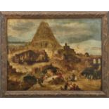 Momper, Frans de - Umkreis Turmbau zu Babel (Antwerpen 1603-1660 ebd.) Antwerpen, fr. 17. Jh. Öl/