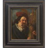 Jordaens, Jacob - Werkstatt Selbstportrait als Dudelsackspieler (Antwerpen 1593-1678 ebd.) Öl/Lwd.