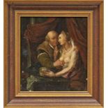 Haarlem, Cornelis Cornelisz van - Nachfolger Das ungleiche Paar (Haarlem 1562-1638 ebd.) Öl/Holz.