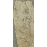 Italienische Schule des 16. Jahrhunderts Bildnis eines bärtigen Mannes im Profil