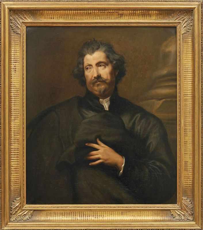 Dyck, Antonis van - Kopie nach Portrait des Kupferstechers Karel van Mallery Öl/Lwd. 91 x 82 cm. -