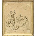 Tiepolo, Giovanni Battista - Umkreis Studie zu einer Beweinung (Venedig 1696-1770 Madrid)