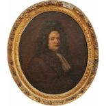 Paar Portraitpendants Frankreich, 18. Jh. Ovale Bildnisse einer vornehmen Dame und eines Herren.