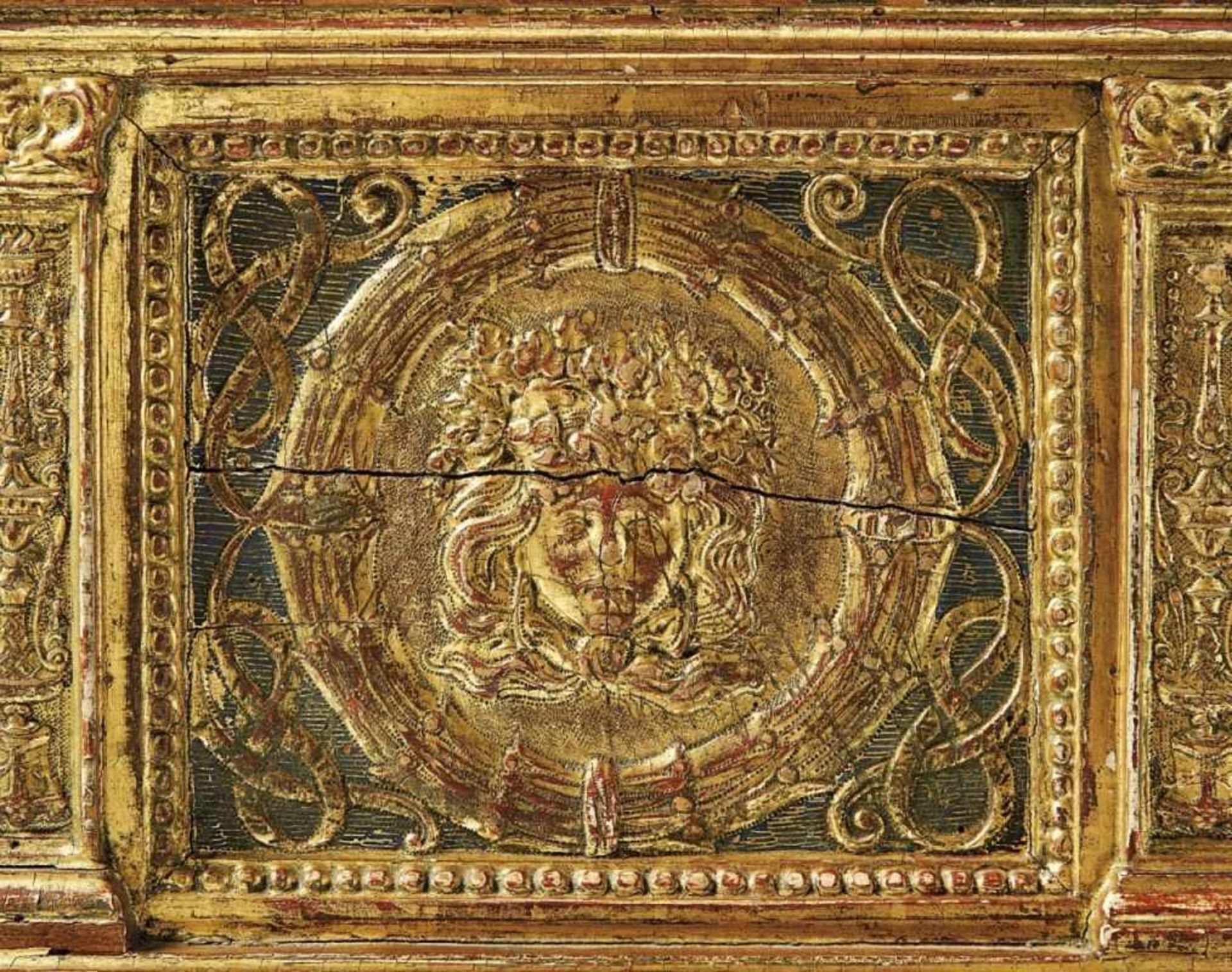 Museale Braut-Kassette der Lucretia del Berto Norditalien, A. 16. Jh. Kastenform in - Bild 4 aus 4