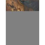Die heilige Kunigunde im Gebet vor einem Kruzifix 18. Jh. Öl/Lwd. 121 x 89 cm; unger. -