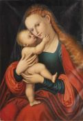 Ziegler, Andreas Madonna (Frankfurt am Main 1815-1893 Innsbruck) Kopie des Gnadenbilds von Lucas