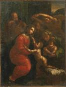 Heilige Familie Florenz, 17. Jh. Seitenverkehrte Kopie nach Raffael: "Die große Heilige Familie