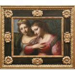 Forabosco, Girolamo Bildnis zweier jungen, vornehmen Damen (Venedig 1605-1679 Padua) Öl/Lwd., doubl.