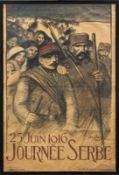 Steinlen, Théophile-Alexandre 25 Juin 1916: Journée Serbe (Lausanne 1859-1923 Paris)