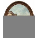 Guardi, Giacomo Paar venezianische Capriccios (Venedig 1764-1835) Vornehm gekleidete Personen vor