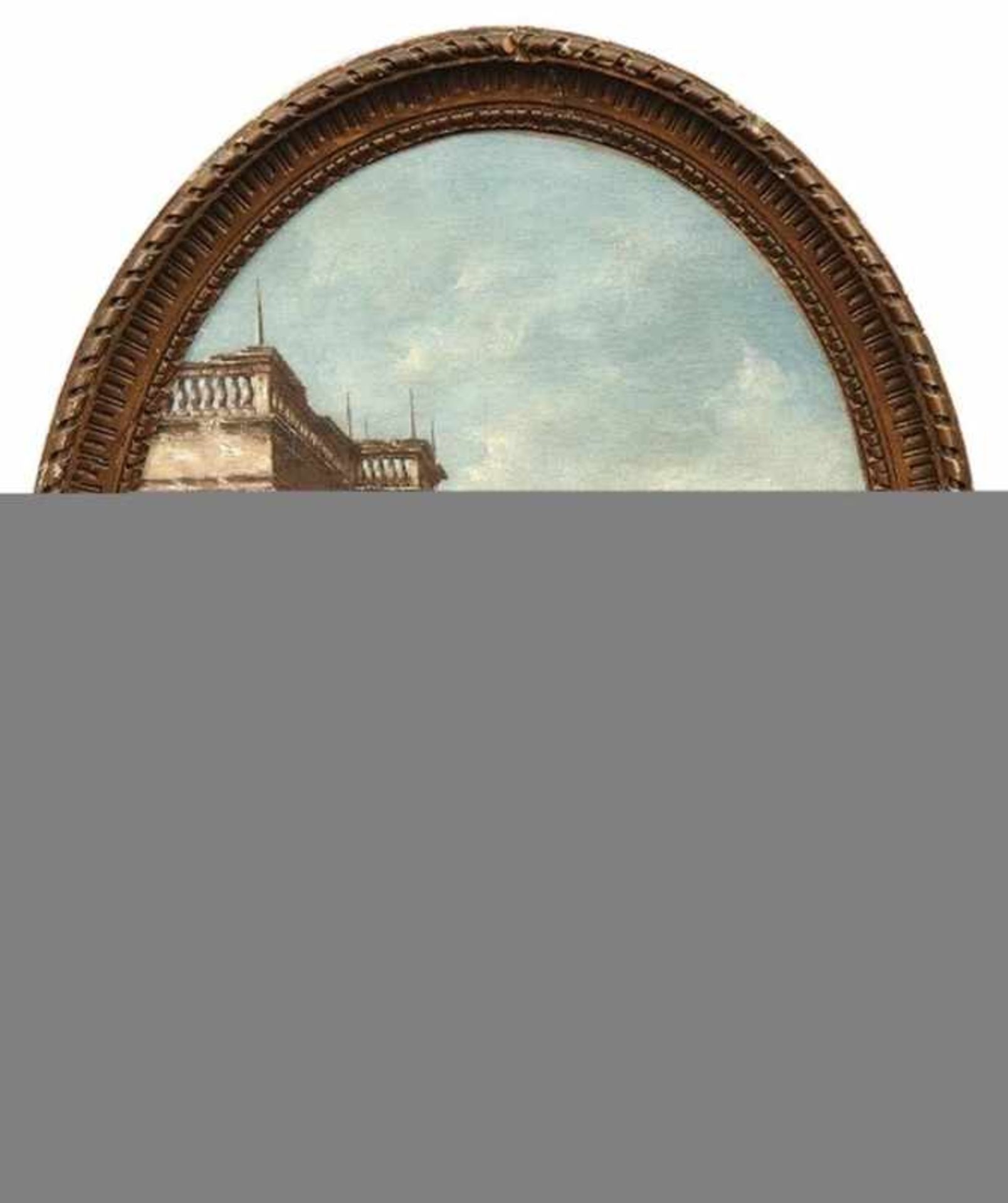 Guardi, Giacomo Paar venezianische Capriccios (Venedig 1764-1835) Vornehm gekleidete Personen vor