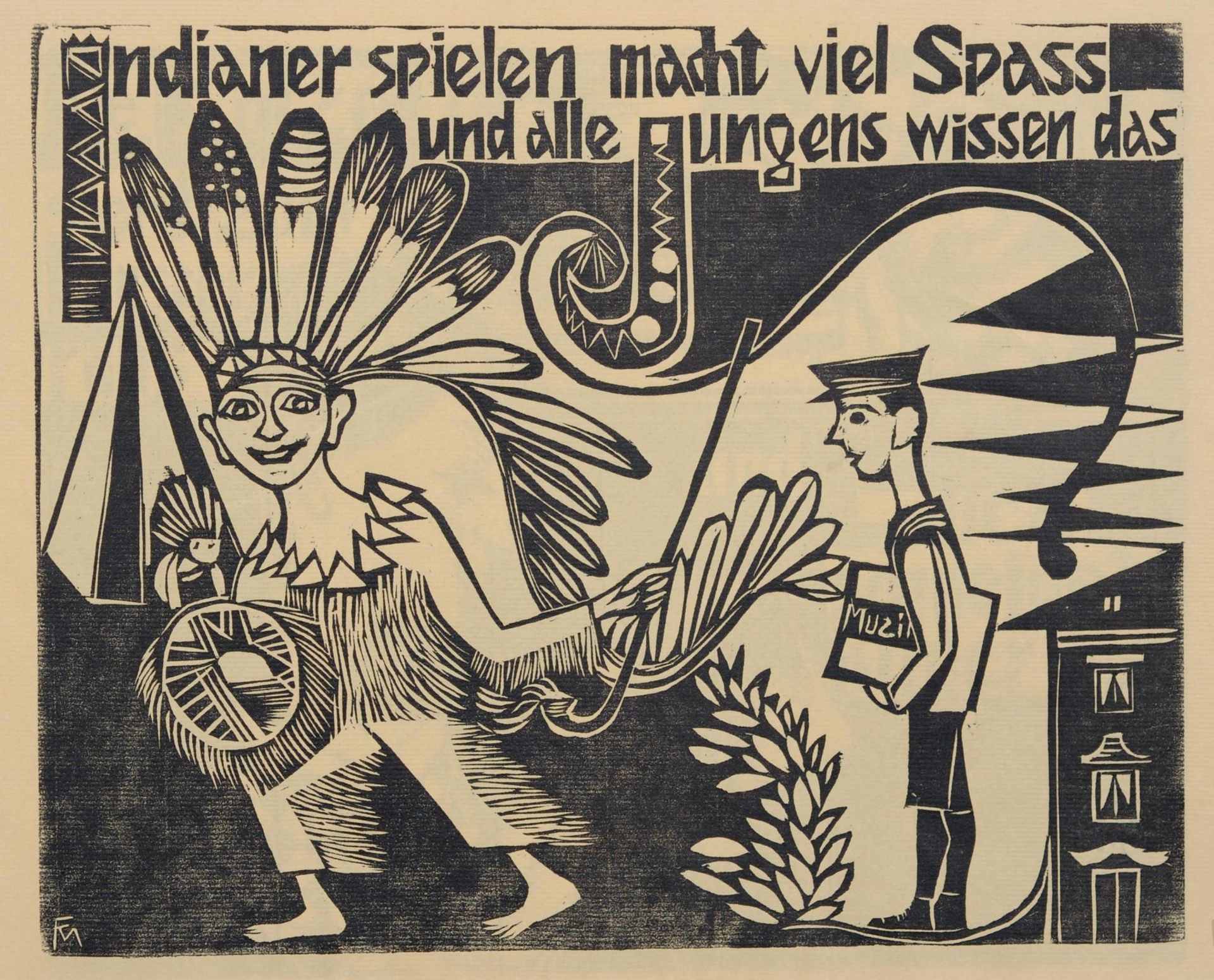 Conrad Felixmüller "ABC - Ein geschütteltes, geknütteltes Alphabet in Bildern mit Versen von Londa - Bild 7 aus 15