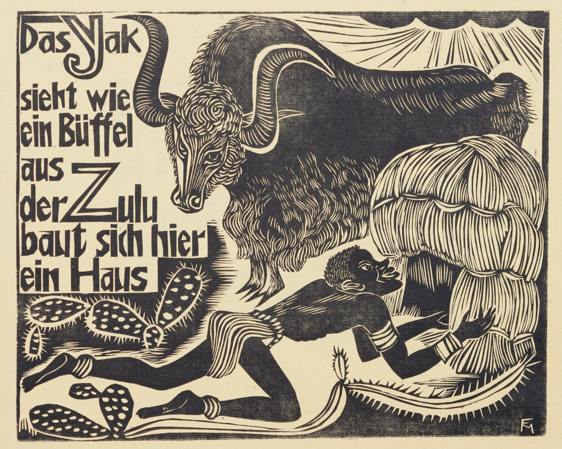 Conrad Felixmüller "ABC - Ein geschütteltes, geknütteltes Alphabet in Bildern mit Versen von Londa - Bild 15 aus 15