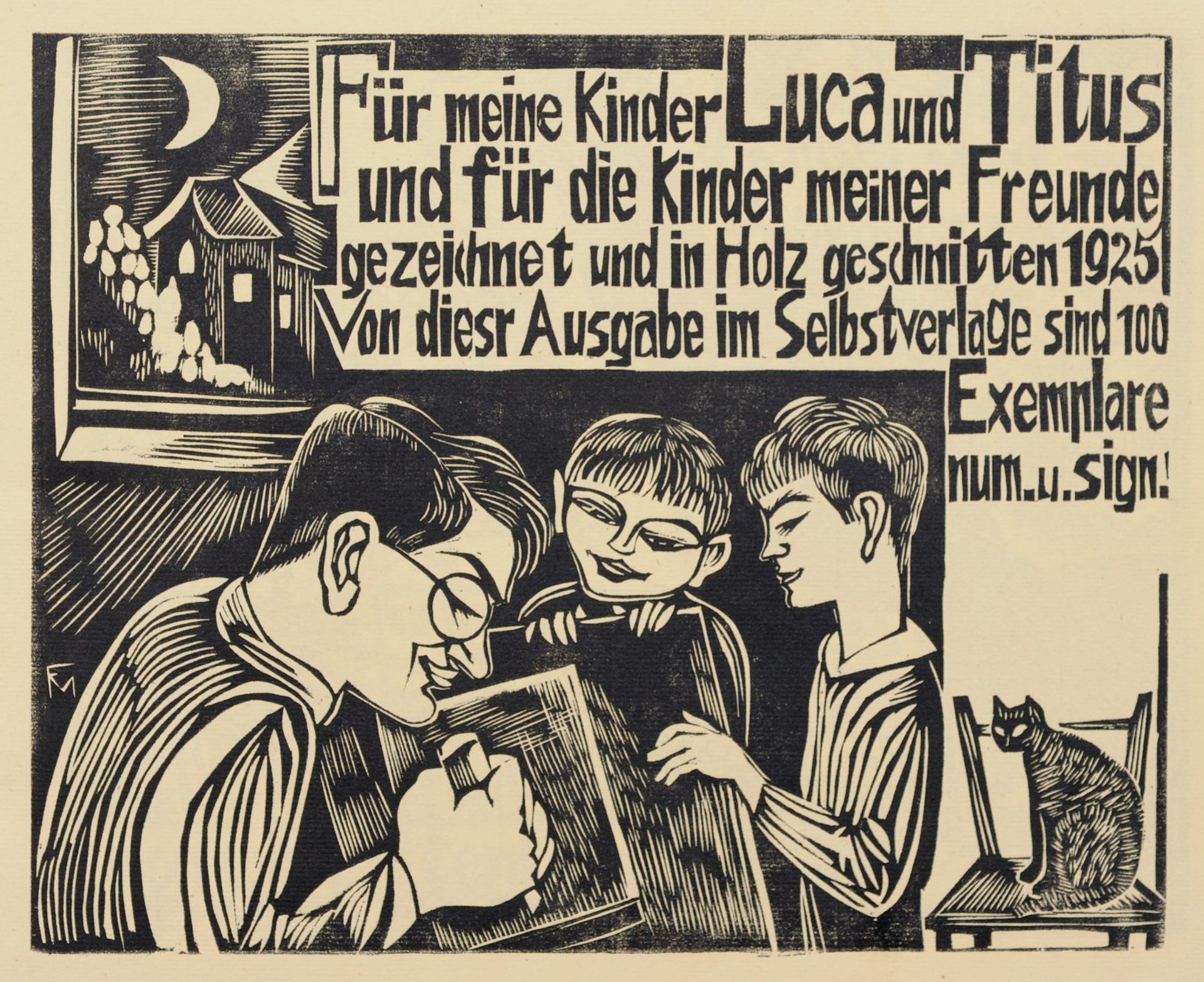 Conrad Felixmüller "ABC - Ein geschütteltes, geknütteltes Alphabet in Bildern mit Versen von Londa - Bild 2 aus 15