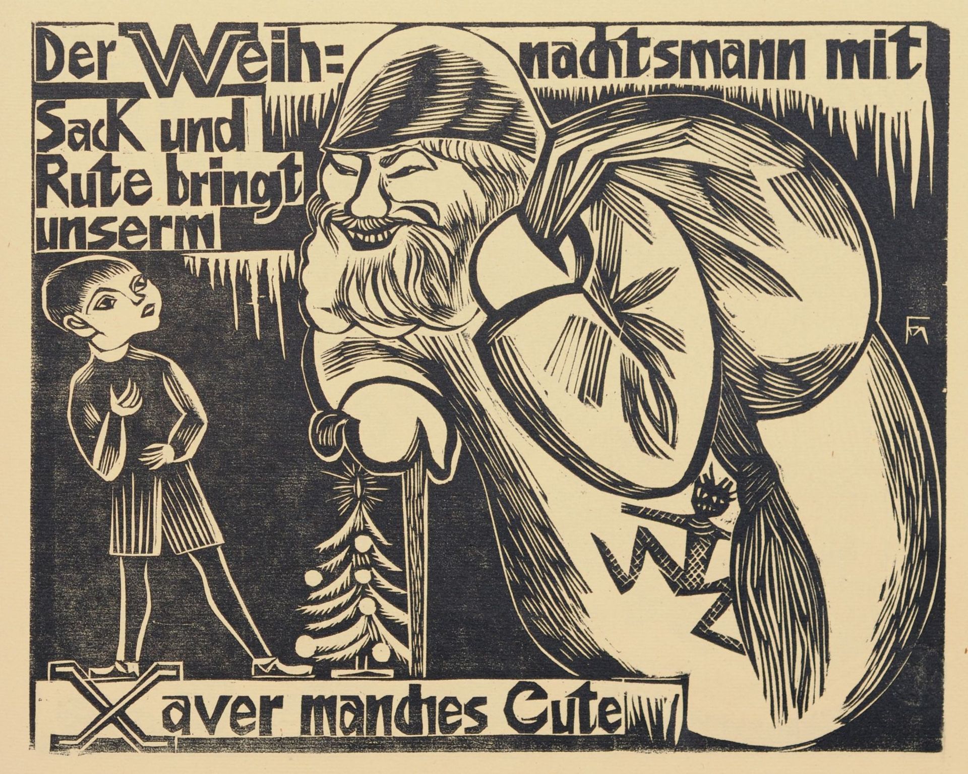 Conrad Felixmüller "ABC - Ein geschütteltes, geknütteltes Alphabet in Bildern mit Versen von Londa - Bild 14 aus 15