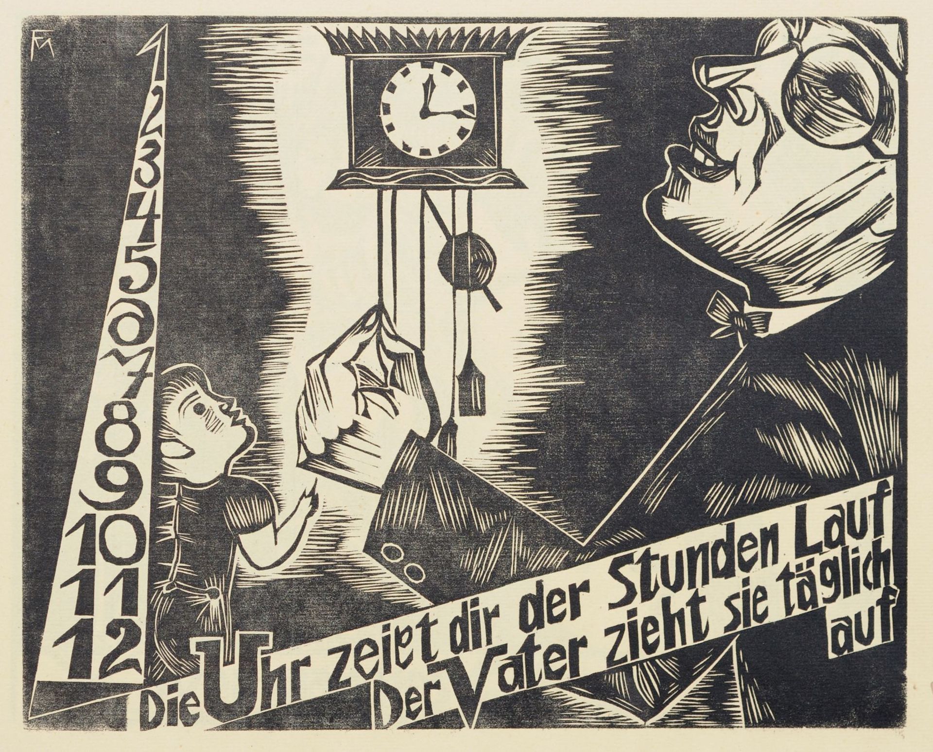 Conrad Felixmüller "ABC - Ein geschütteltes, geknütteltes Alphabet in Bildern mit Versen von Londa - Bild 13 aus 15