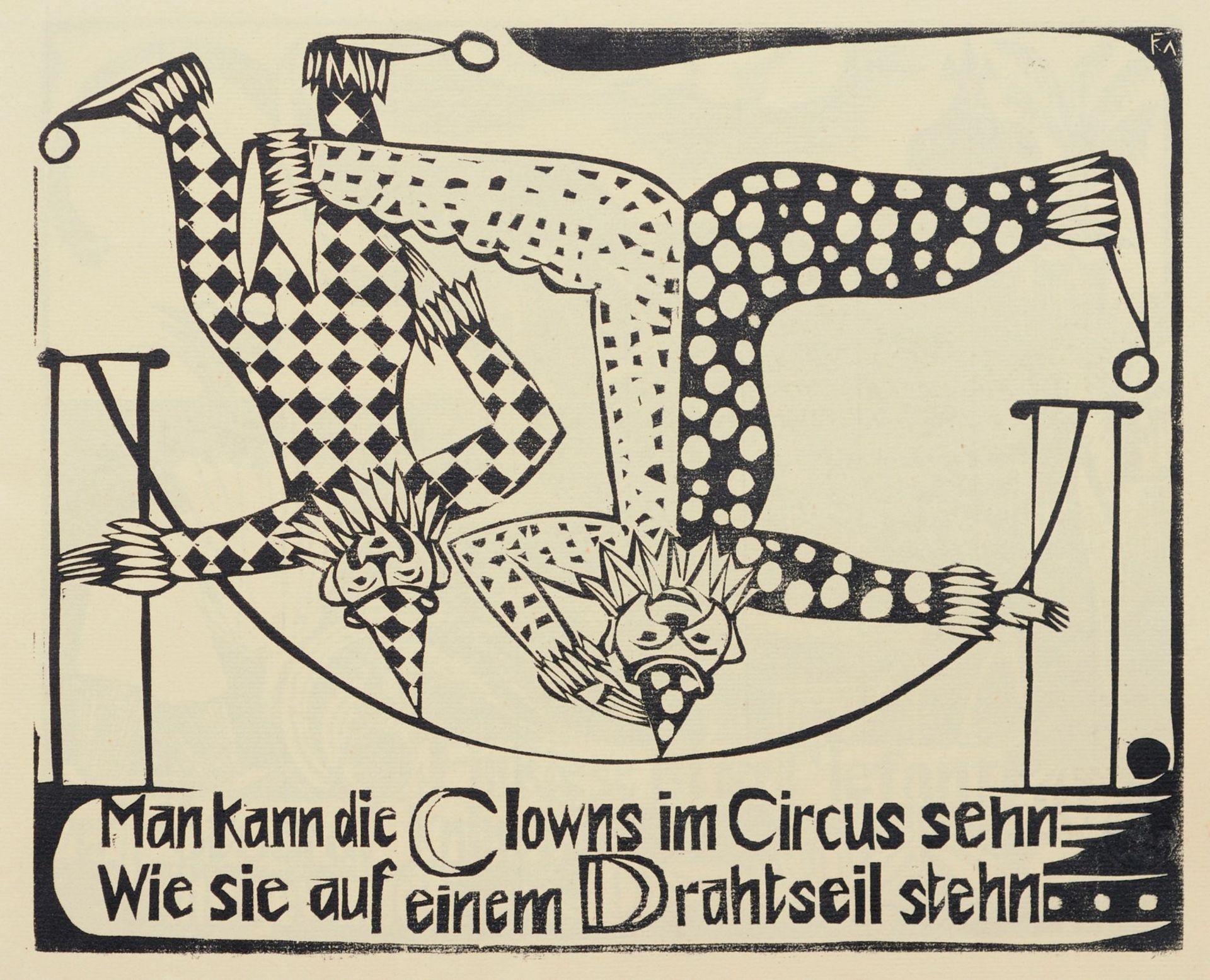 Conrad Felixmüller "ABC - Ein geschütteltes, geknütteltes Alphabet in Bildern mit Versen von Londa - Bild 4 aus 15