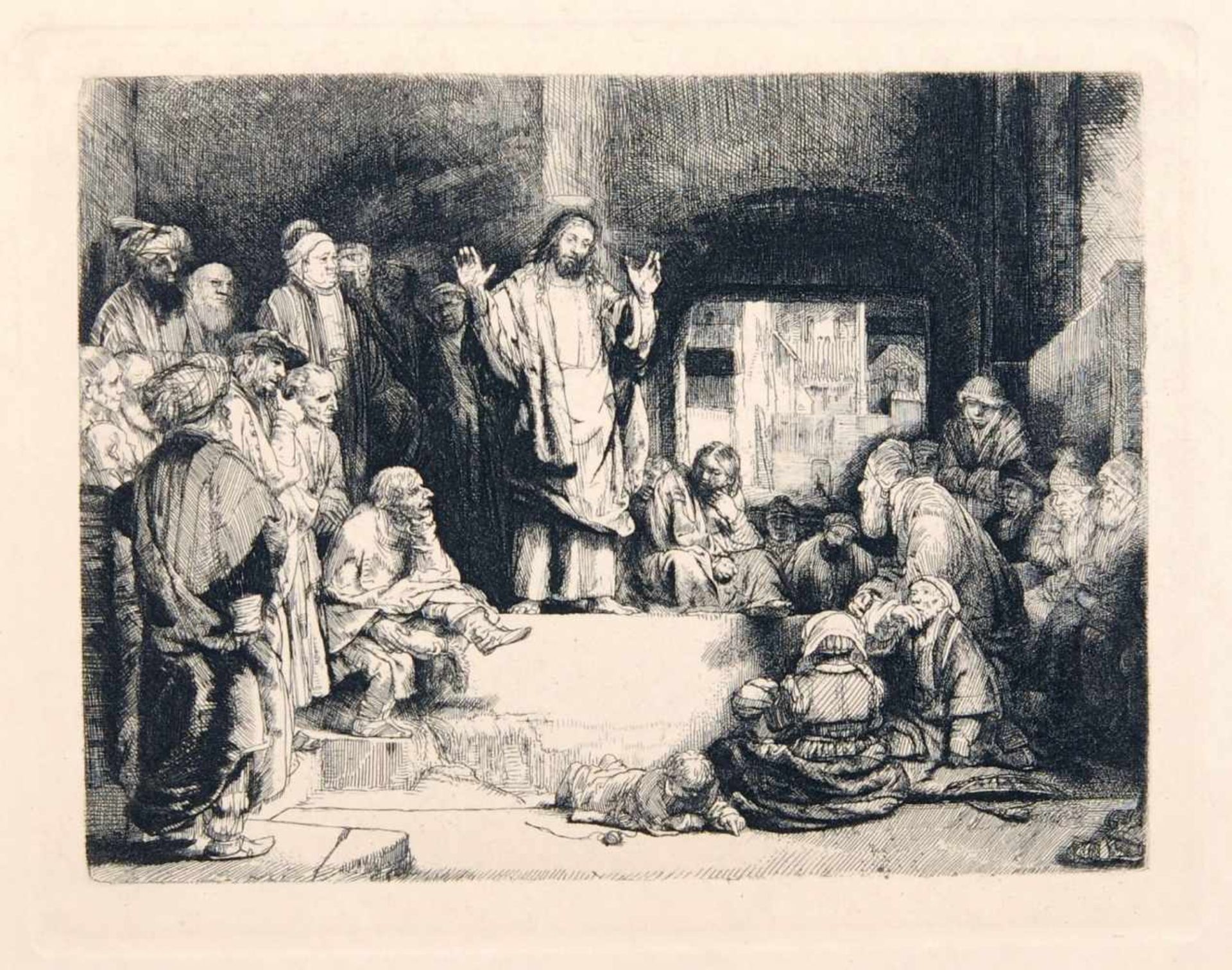 Rembrandt Harmenszoon van Rijn, Fünf Reichsdrucke und Amslerdrucke "Hermann Doomer, - Bild 2 aus 5